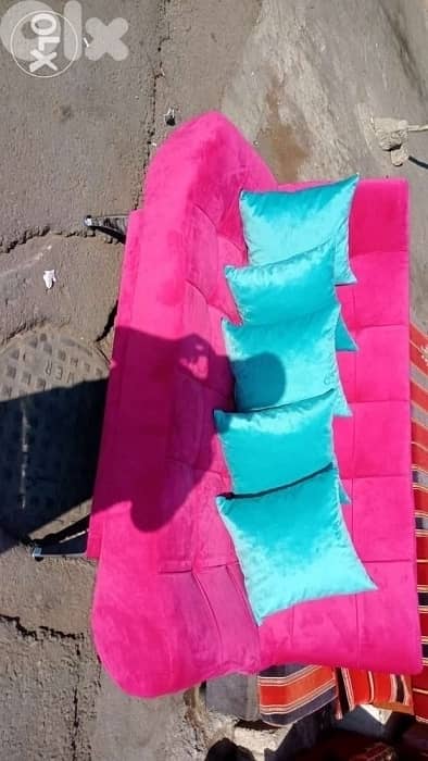 sofa bed pink 0
