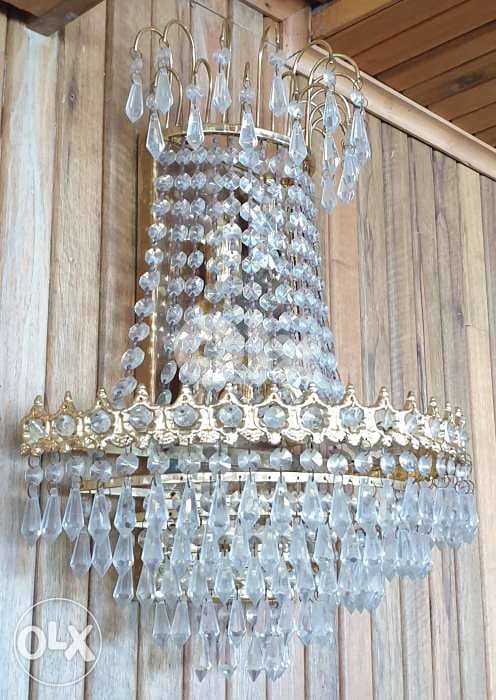 Crystal Chandeliers & Crystal wall and ceiling lamps! Brand new! 5