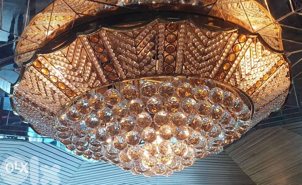 Crystal Chandeliers & Crystal wall and ceiling lamps! Brand new! 4