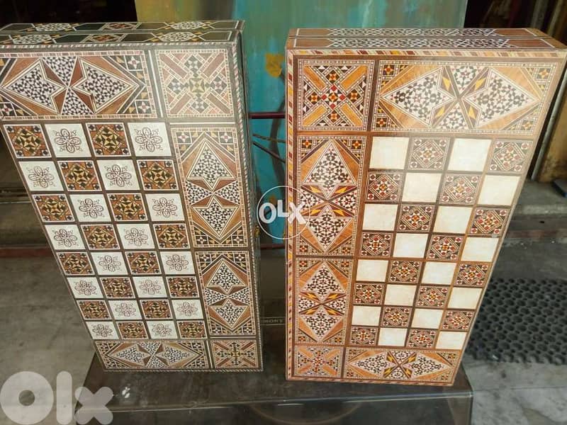 طاولة زهر مميزة عدة نقشات 0