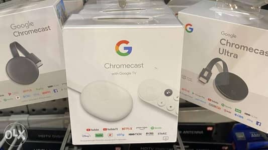 Chromecast with Google TV - Streaming Entertainment in 4K HDR - Snow 0