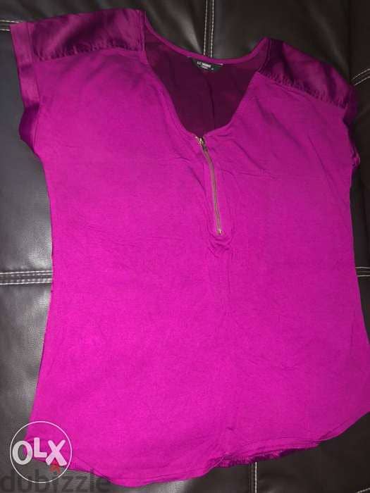 women clothing, top, blouse, tshirt, pink, fushia 2