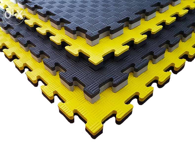 Puzzle 100*100*2.5cm EVA Leaf Grain grounding Mat 1