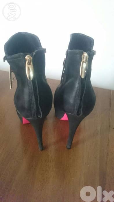 Boot high heels black 2