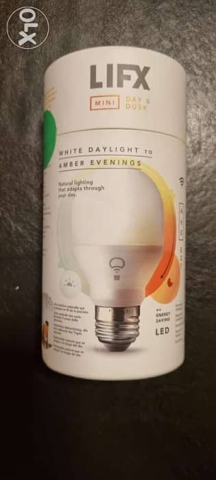 LIFX A60 Mini Day and Dusk White Wi-Fi Smart LED Light Bulb, Dimmable, 3