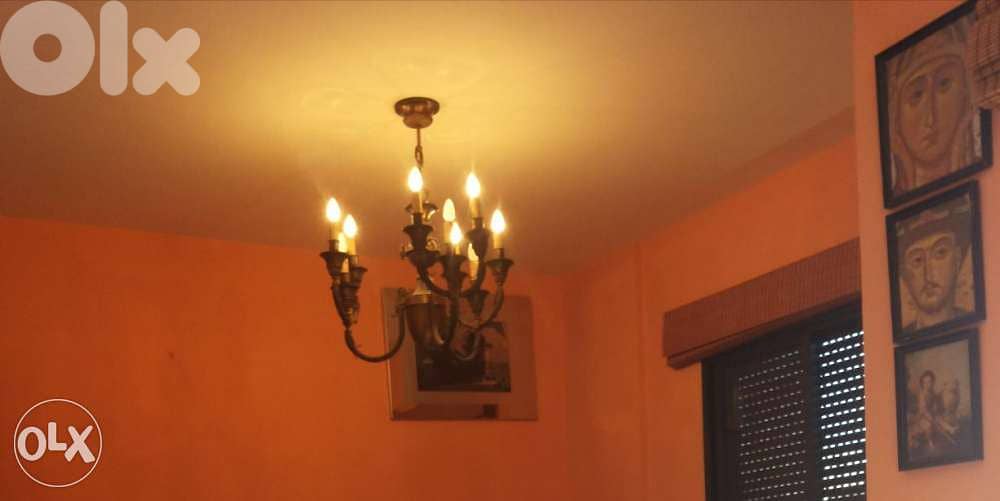 تريا نحاس copper / chandelier antiquité 3