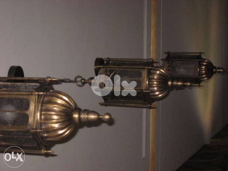 فانوس نحاس موديل قديم chandelier 6
