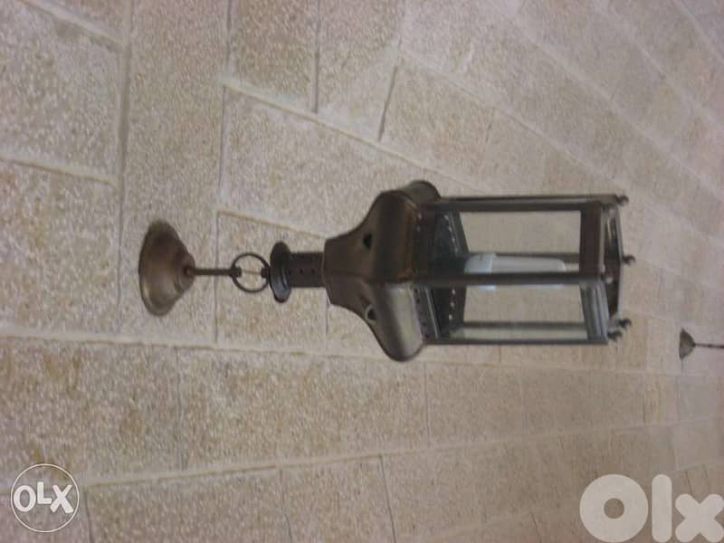 Chandelier antiquité, فانوس نحاس / تريا 4