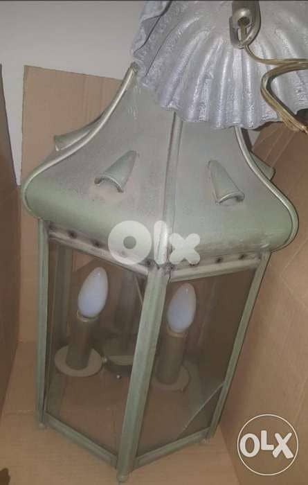 Chandelier antiquité, فانوس نحاس / تريا 7