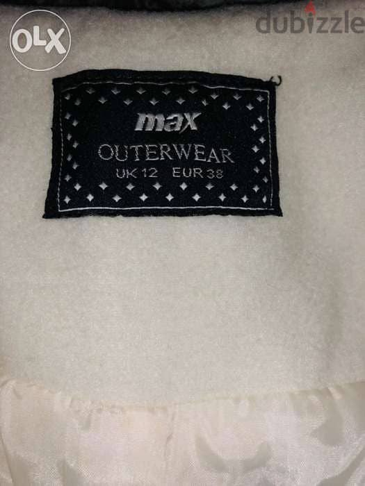 MAX coat, women clothing,Menteau, كبّوت نسائي طويل,blanc sale color 1