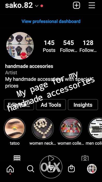 My handmade accessories