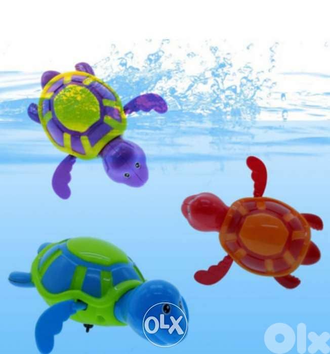 baby bath swiming turtle 2$ 1