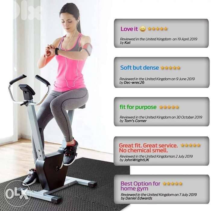 Black foam mat 1m*1m*2.5cm EVA 3