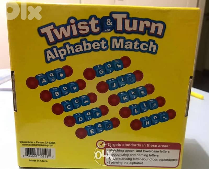 3 years educatif toys Alphabet twist & turn 2