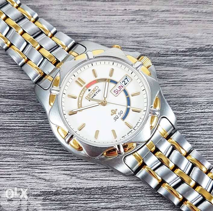 Seiko kinetic SQ50 day & date. 0