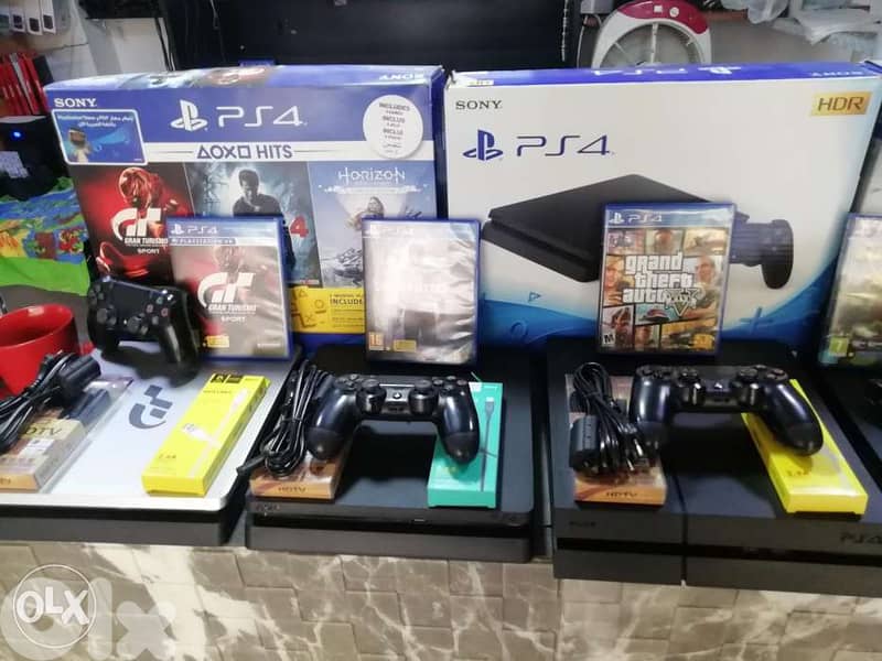 Ps4 fat. Slim. Pro with official warranty 3