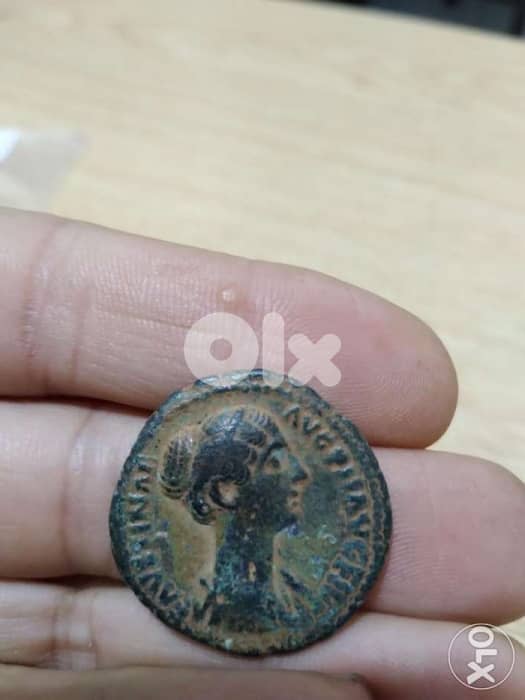 Ancient Roman Queen Faustina Coin wife of Marcus Aurelius year 147 AD 0