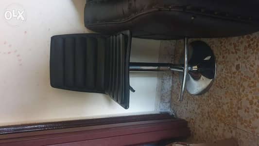 bar chair not used high quality leather