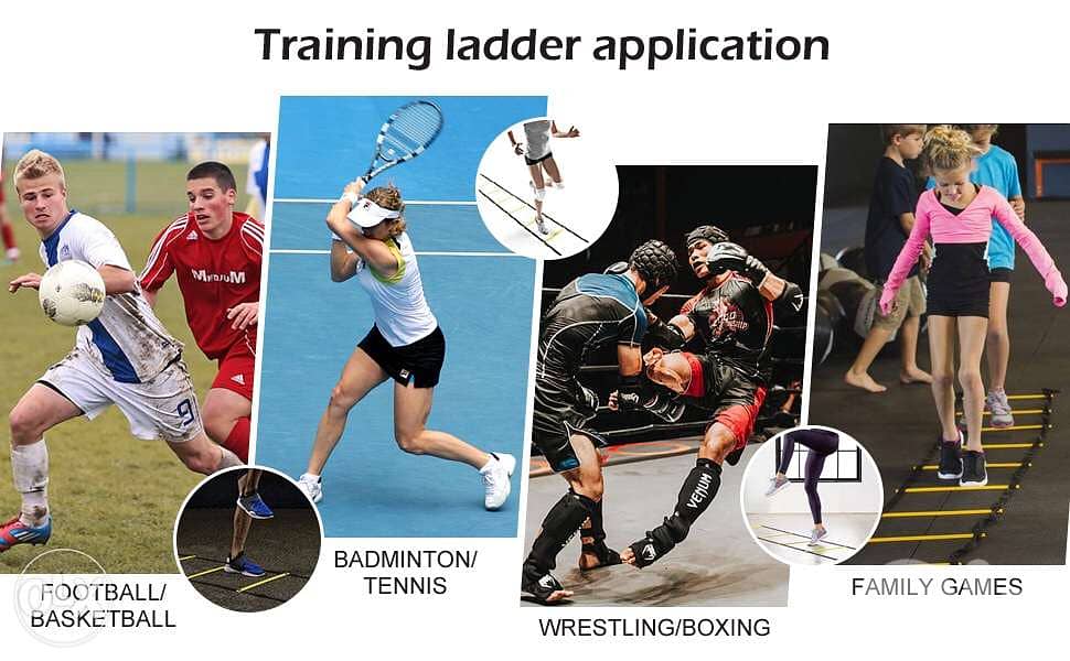 Agility Ladder 5m/8m with Carrying Bag 2