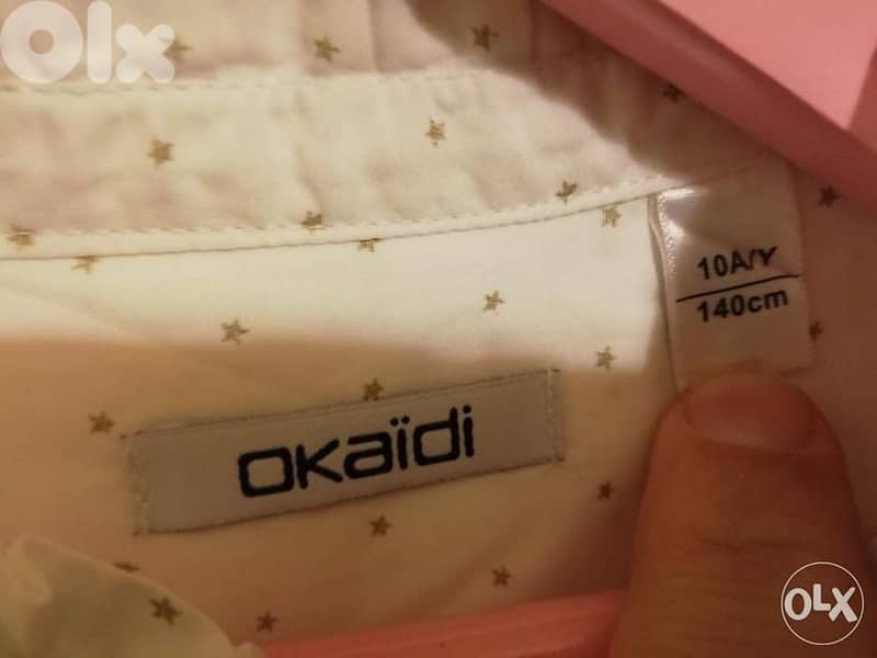 Okaidi shirt with small stars 2