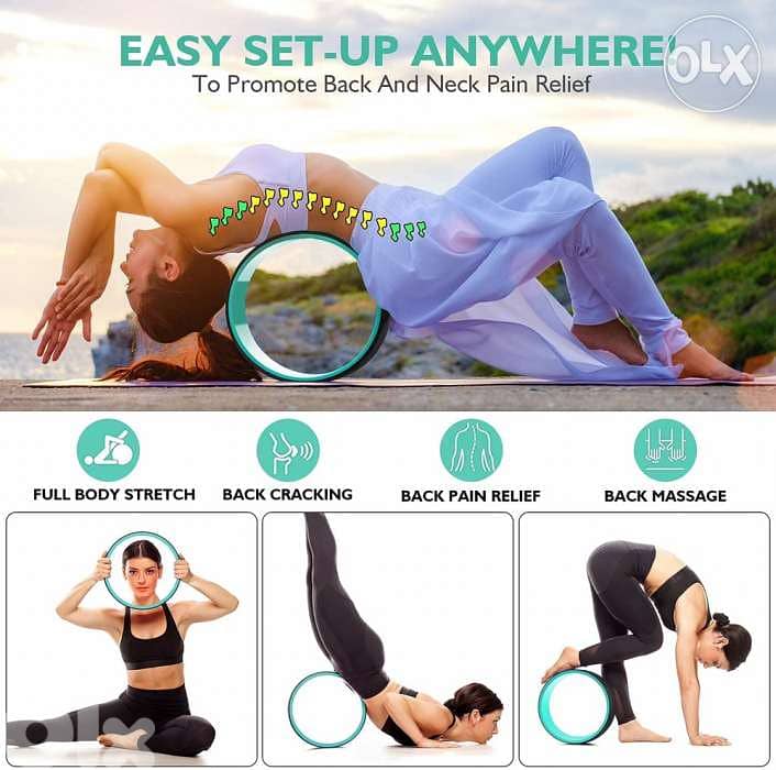 Fitness Pilates Yoga Wheel 1