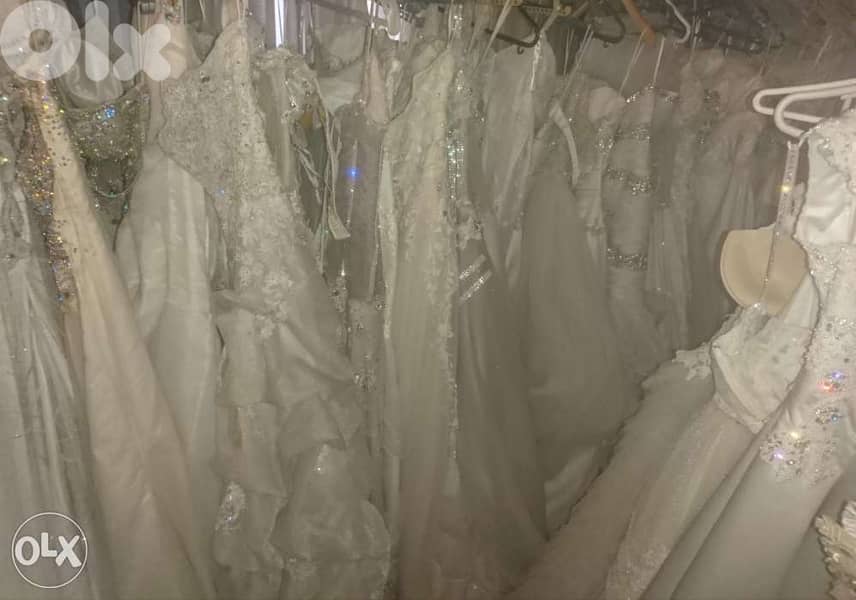 فساتين الأعراس جاهزة الأن داخل صالة العرض 0