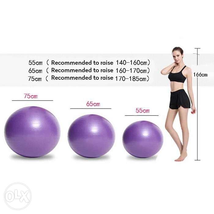 Gym balls 55cm/65cm/75cm/85cm 3