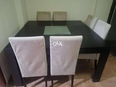 طاولة سفرة ٨ كراسي خشب ممتاز شغل galerie matta