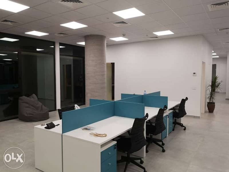 Unique open space designed office 0