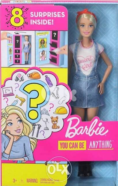 Barbie Doll With 2 Surprise Career Looks Featuring 8 Surprises 0
