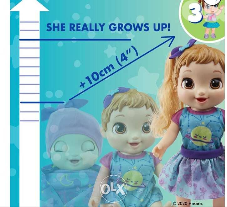Baby Alive Baby Grows Up Growing and Talking Baby Doll, 1 Surprise Dol 4