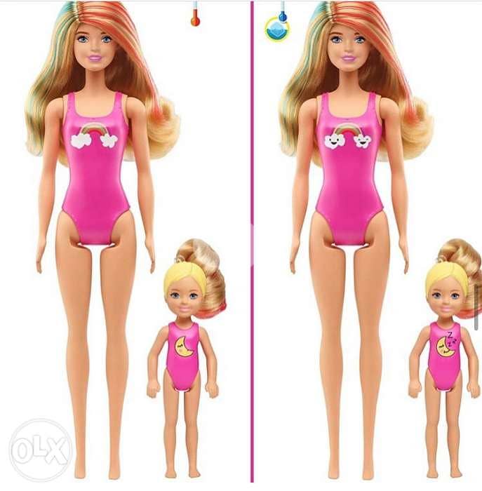 Barbie Color Reveal Set with 50+ Surprises Including 2 Dolls, 3 Pets & 1