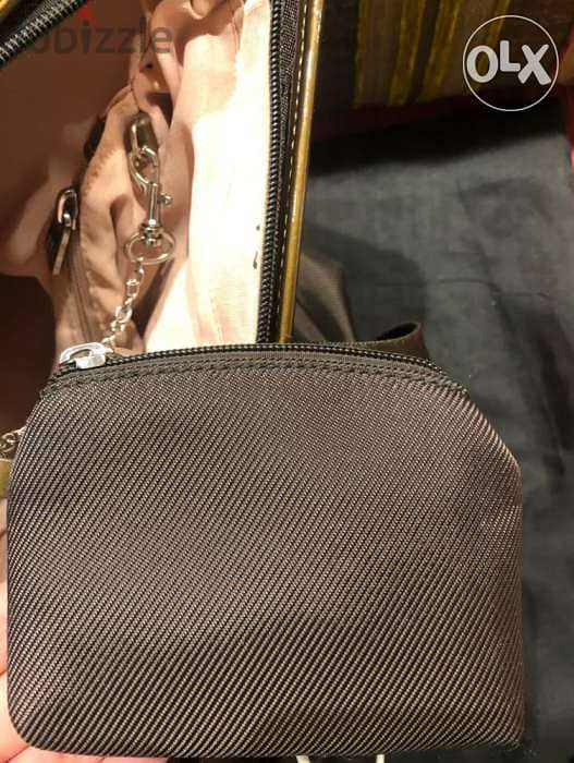 Origin Ted Lapidus handbag barely used with small makeup wallet 4