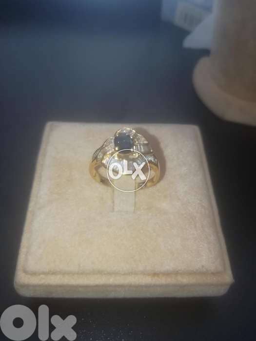 Vintage diamond & saphire ring 1