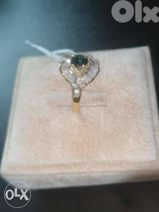 Vintage diamond & saphire ring 5