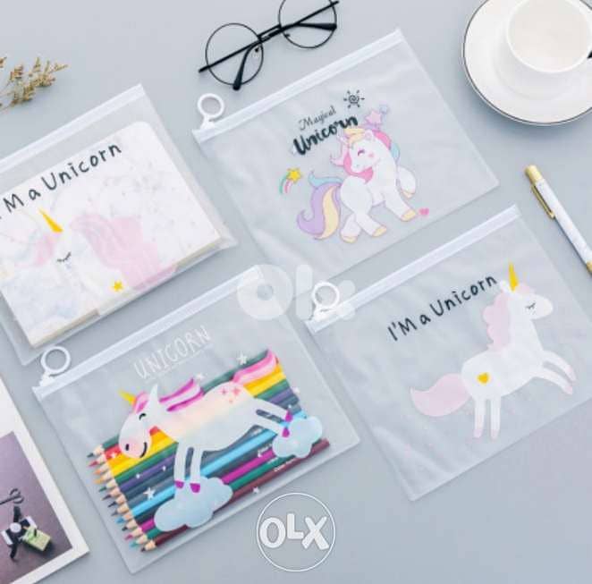 Cute Unicorns transparent pouch 5