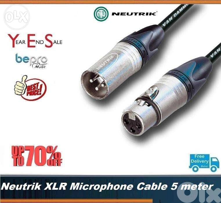 Neutrik XLR Cable Connectors - Microphone Cable 0