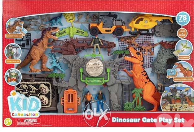 Dinosaur gate playset,78 pieces. 0