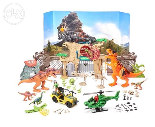 Dinosaur gate playset,78 pieces. 1