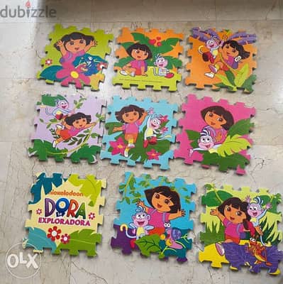 play matt -Dora 9 pcs detachable for kids