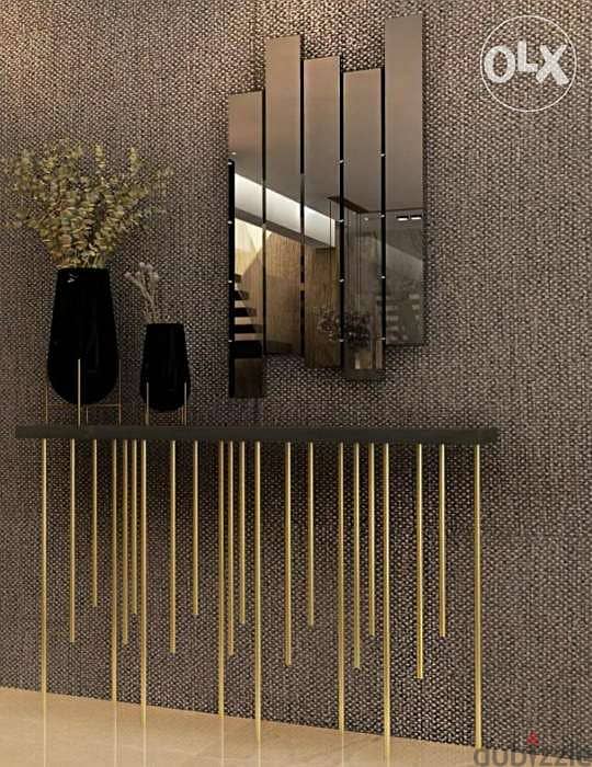 Console With Mirror 0