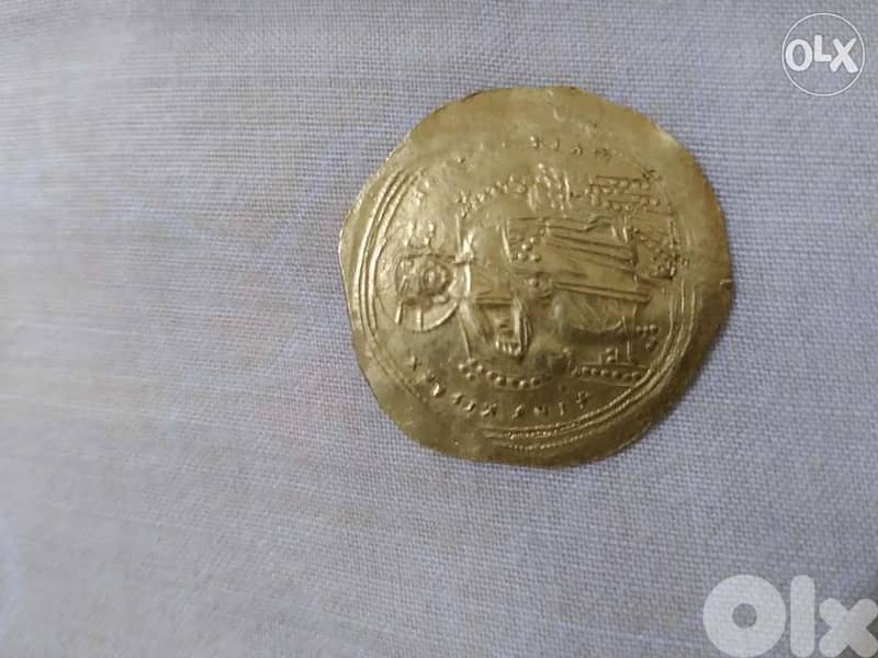 Jesus Christ Gold coin king of Kings Byzantine Constantine IX 1042 AD 0