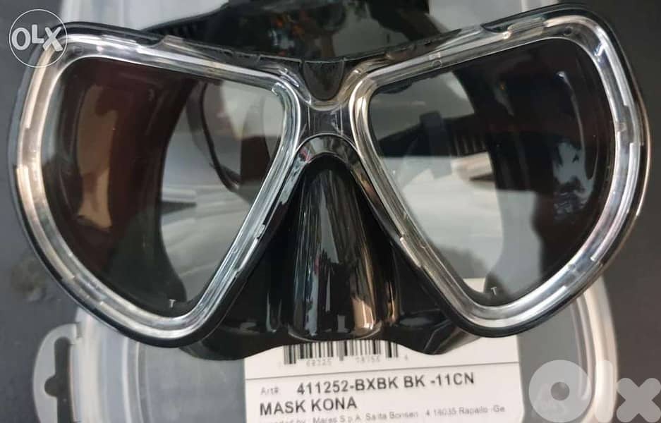 Mask templed glass Diving Mares Kona 1