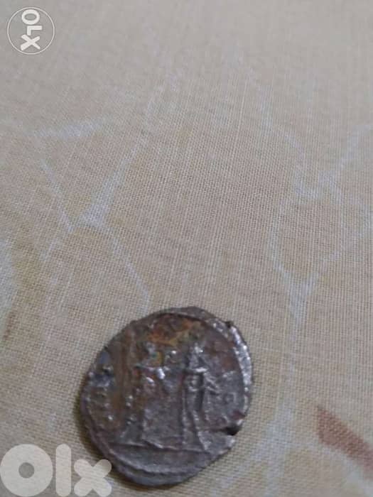 Roman Silvered Billion coin for Emperor Valerian year 255 AD 1