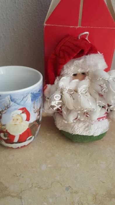 Christmas gift santa claus in a cup 1