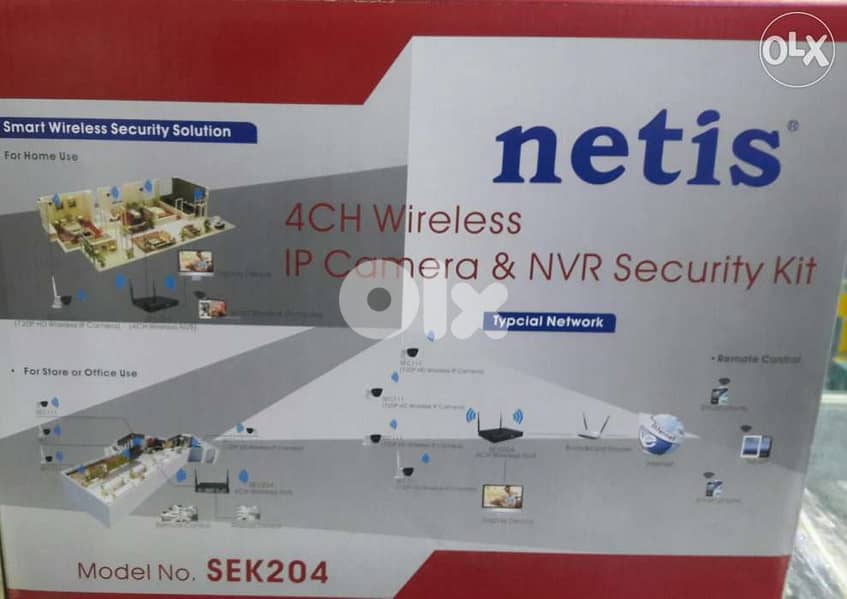 4 camera wirless w dvr w 4 cable 1