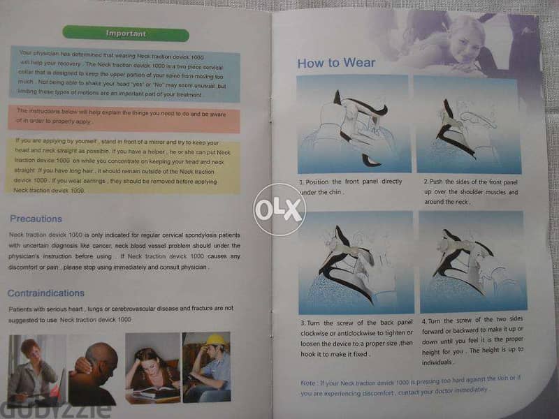 Neck traction device 6