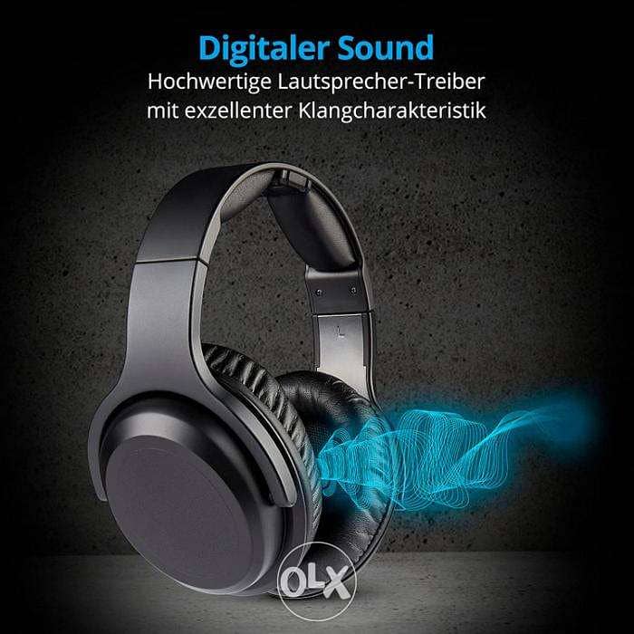 MEDION Wireless Over-Ear Headphones 15 m Range/ 4$ delivery 3