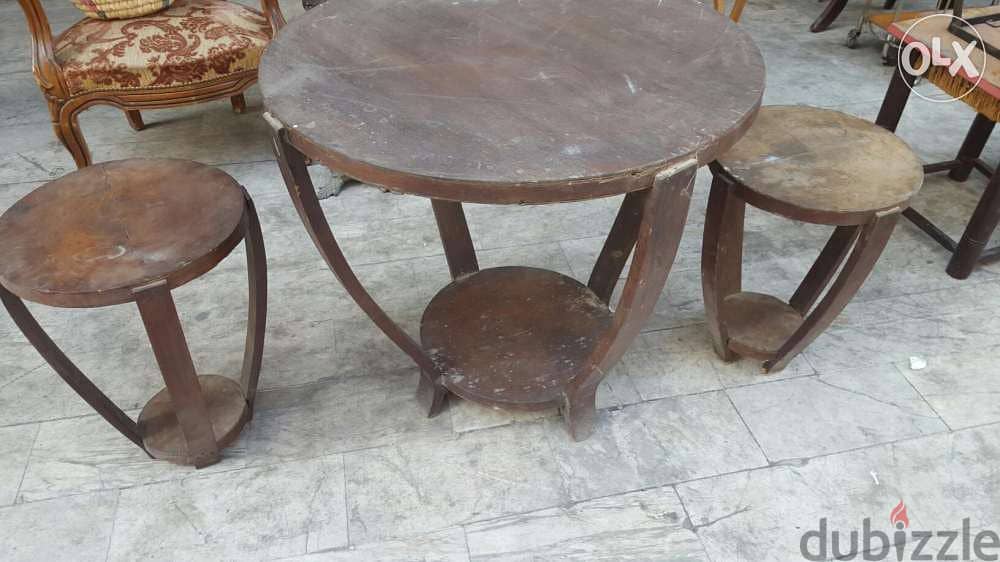 طقم طاولات ارتيكو قديم 0