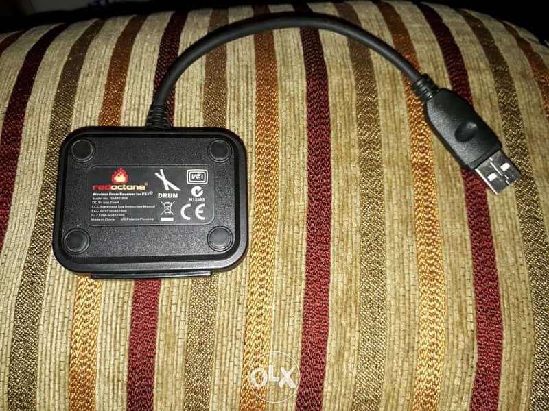 Redoctane Guitar Hero PS3 wireless drum usb receiver dongle adapter 1